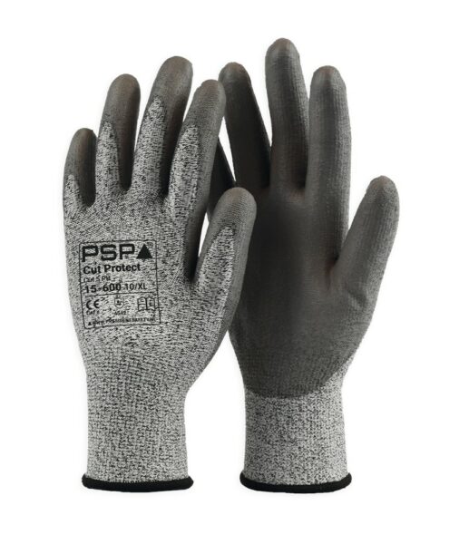 PSP 15-600 Cut D PU Grey Werkhandschoen