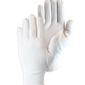 Cotton Interlock Gloves, White bleached 20-240